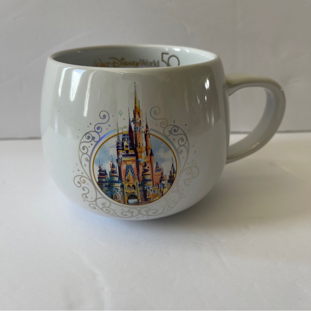 Disney 50th Anniversary Iridescent Castle mug